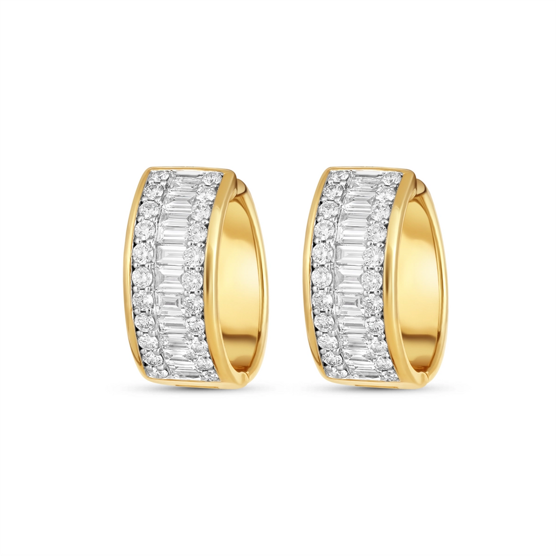 Earrings Earrings in Yellow Gold containing Diamond 450612
