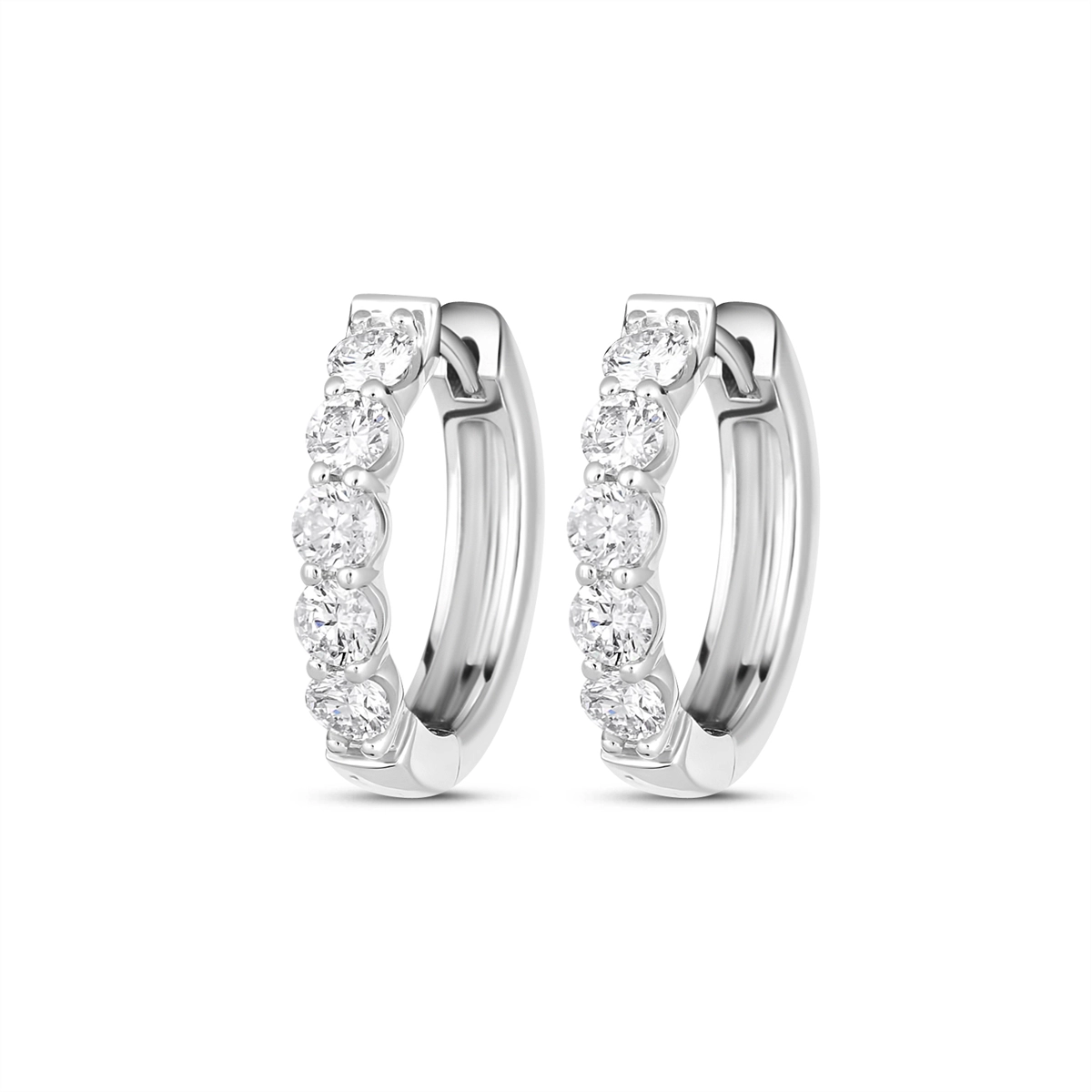 Earrings Earrings in White Gold containing Diamond 450620
