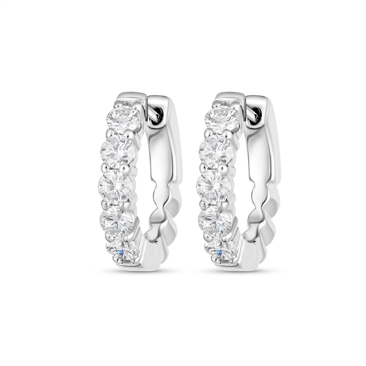 Earrings Earrings in White Gold containing Diamond 450621