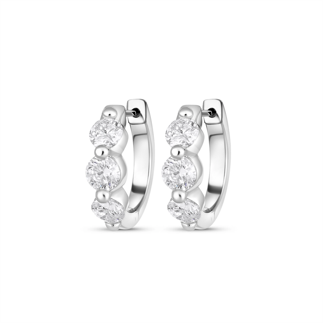 Earrings Earrings in White Gold containing Diamond 450626