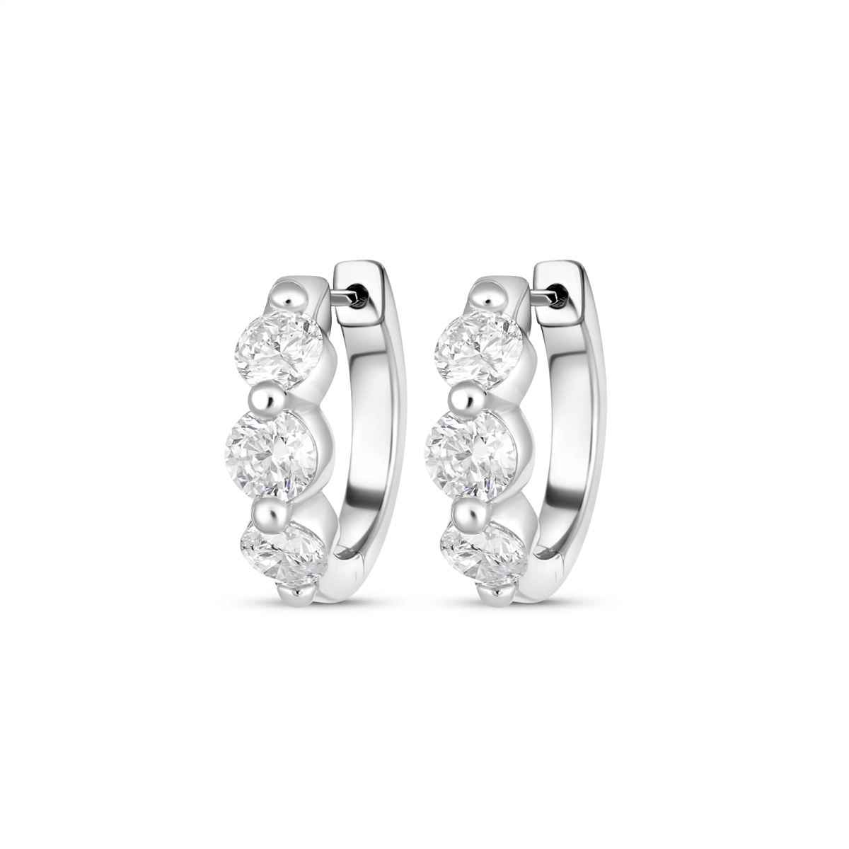 Earrings Earrings in White Gold containing Diamond 450626