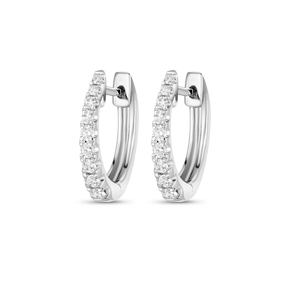Earrings Earrings in Platinum/Palladium containing Diamond 450631