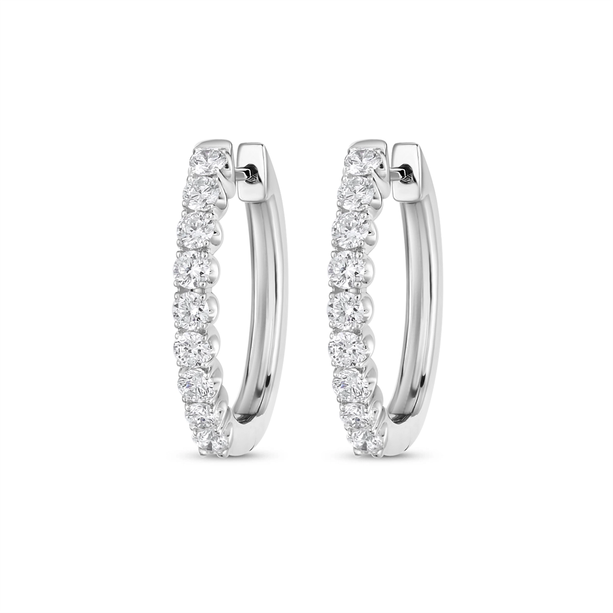 Earrings Earrings in White Gold containing Diamond 450632
