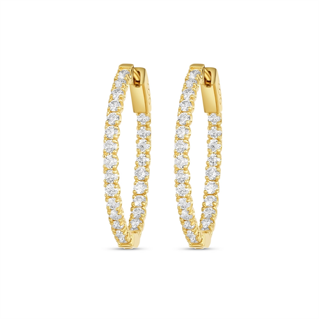 Earrings Earrings in Yellow Gold containing Diamond 450635