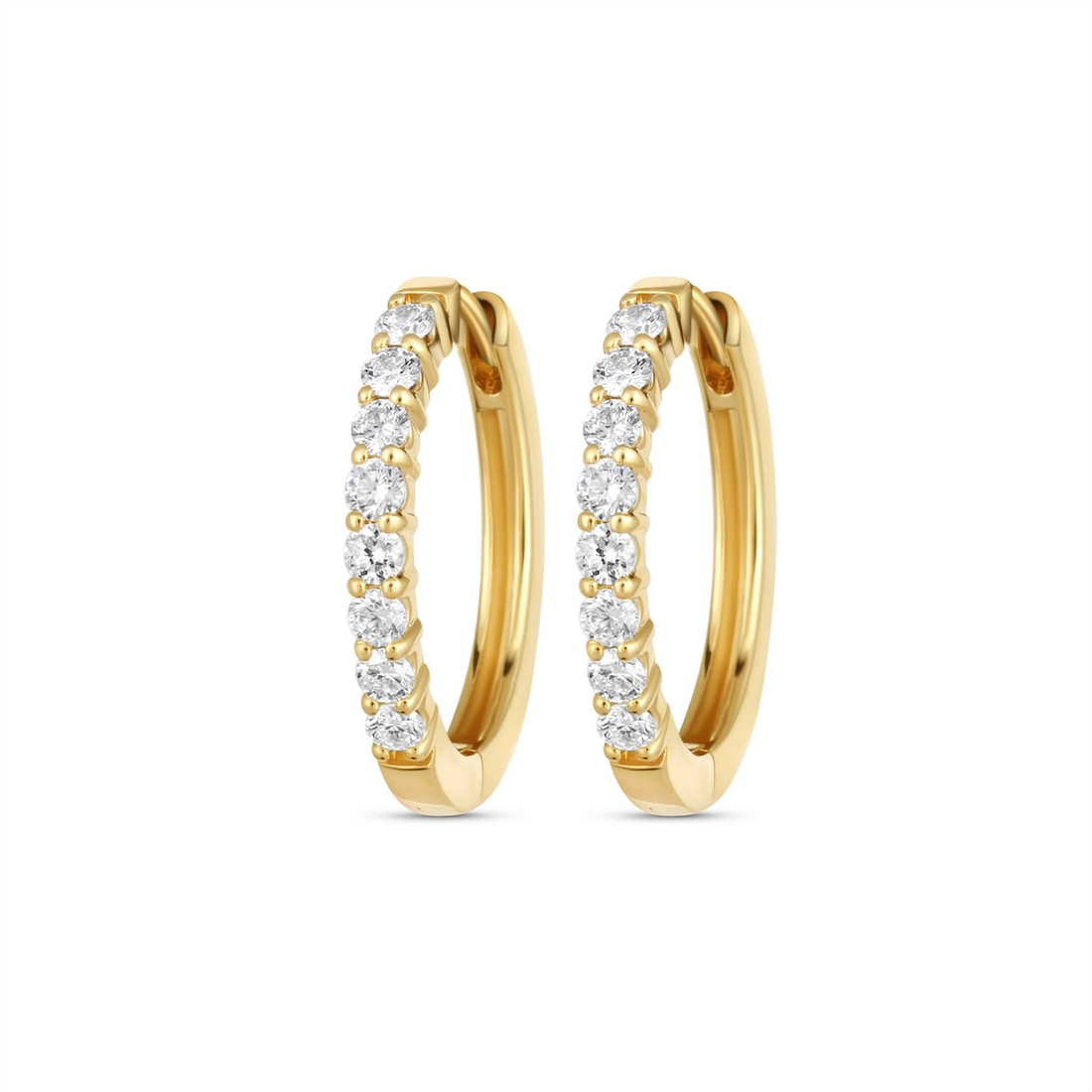 Earrings Earrings in Yellow Gold containing Diamond 450641