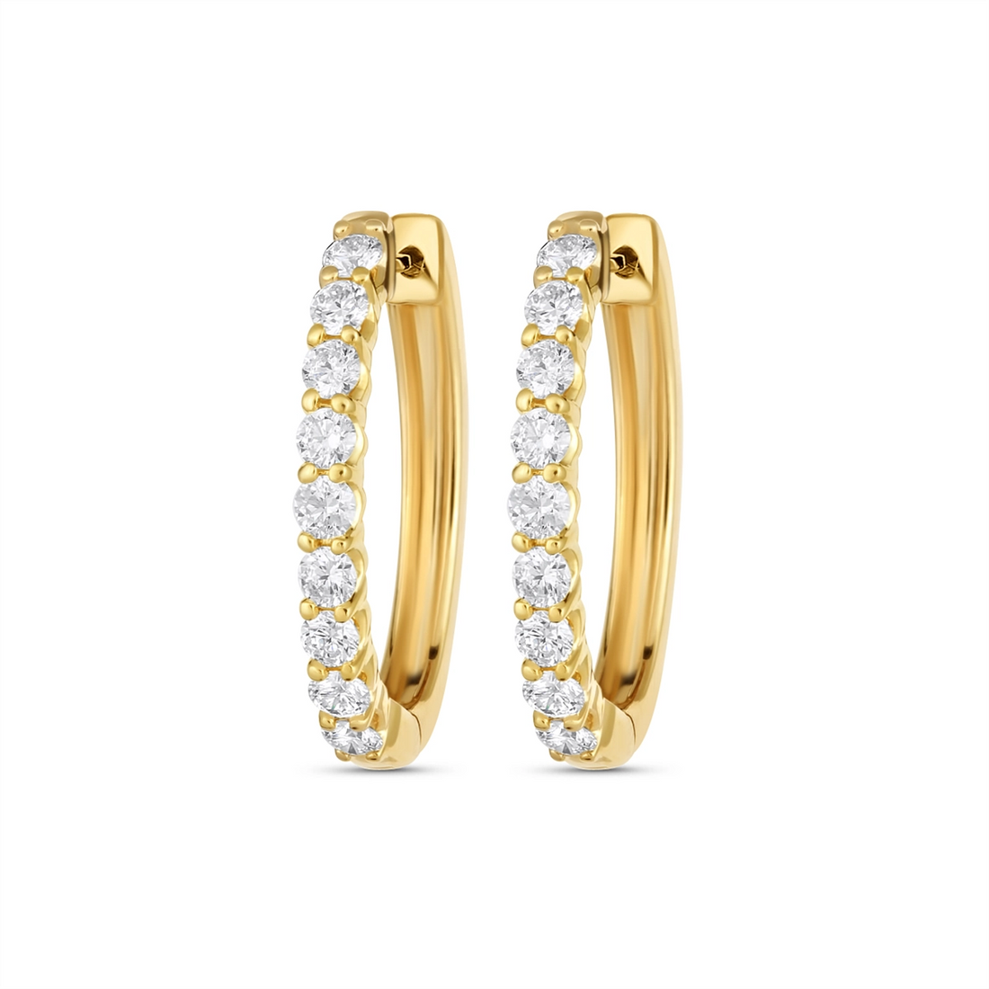 Earrings Earrings in Yellow Gold containing Diamond 450643