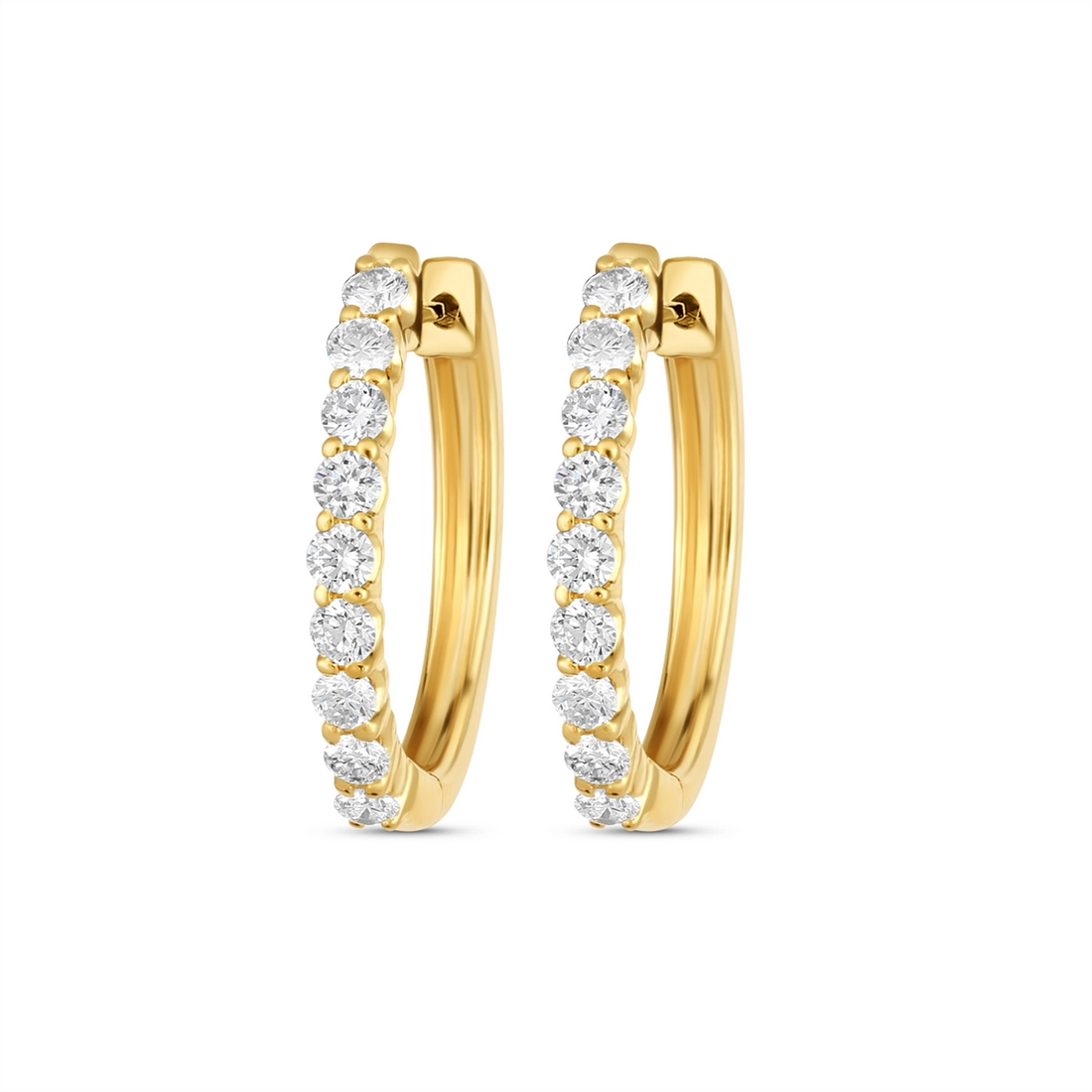 Earrings Earrings in Yellow Gold containing Diamond 450644