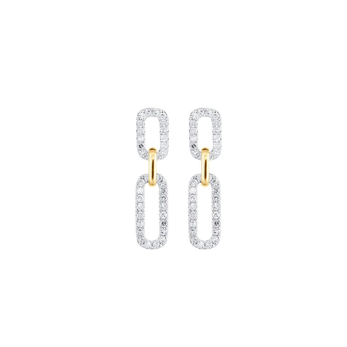 Earrings Earrings in Mixed Metals containing Diamond 450647