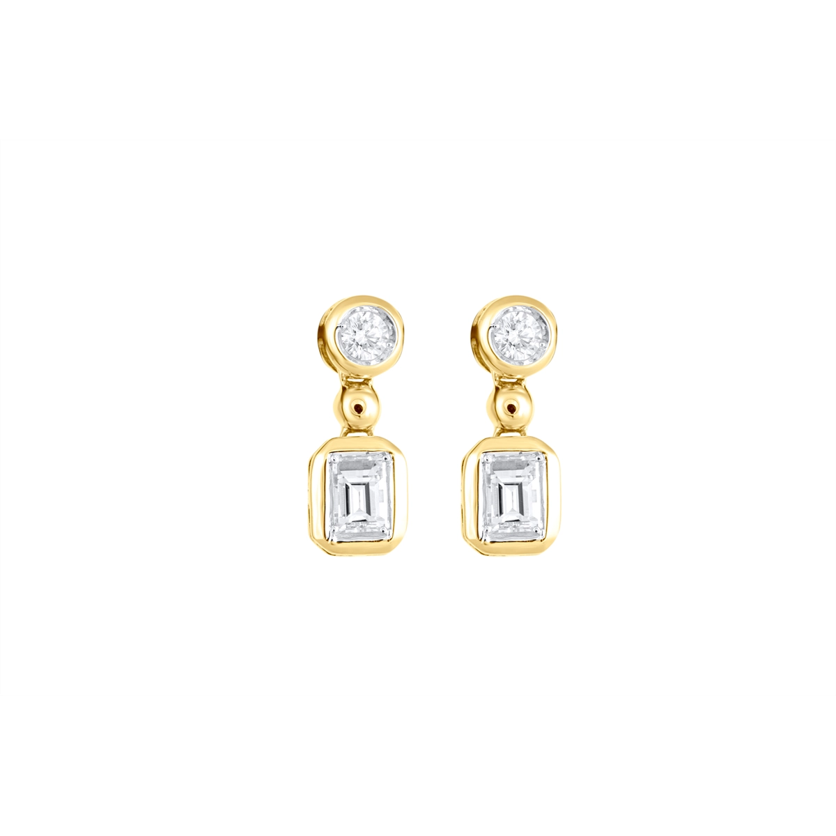 Earrings Earrings in Yellow Gold containing Diamond 450666