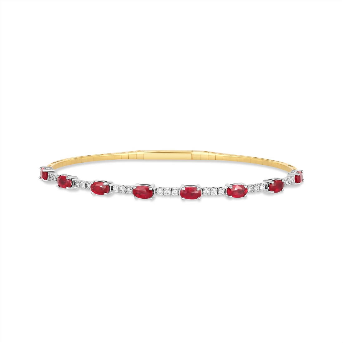 Bracelets Bracelets in Mixed Metals containing Multi-gemstone, Diamond, Ruby 450673