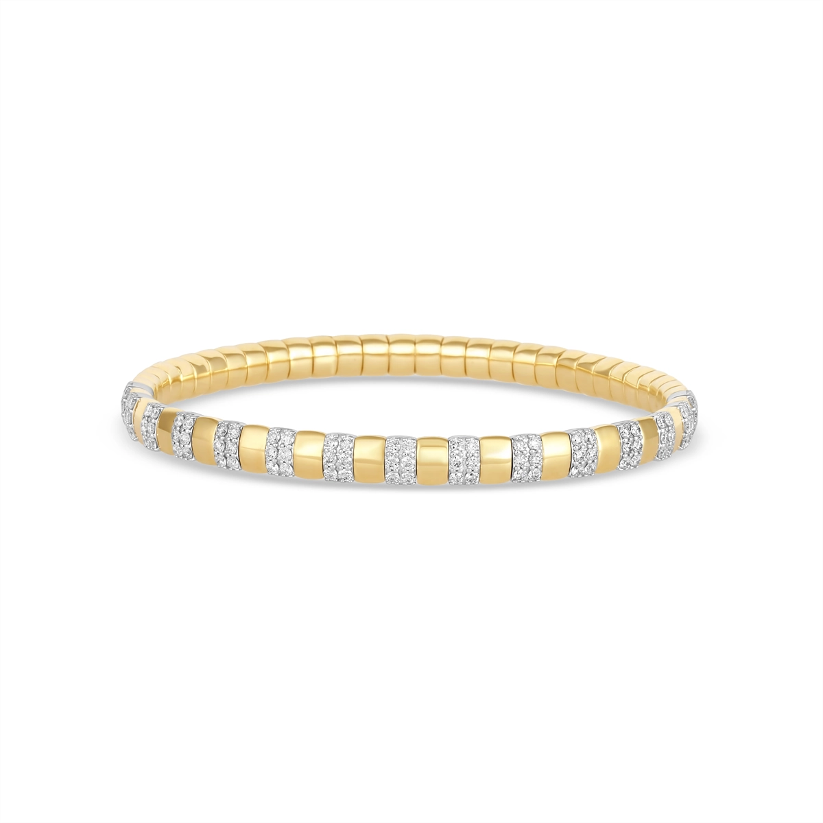 Bracelets Bracelets in Mixed Metals containing Diamond 450679