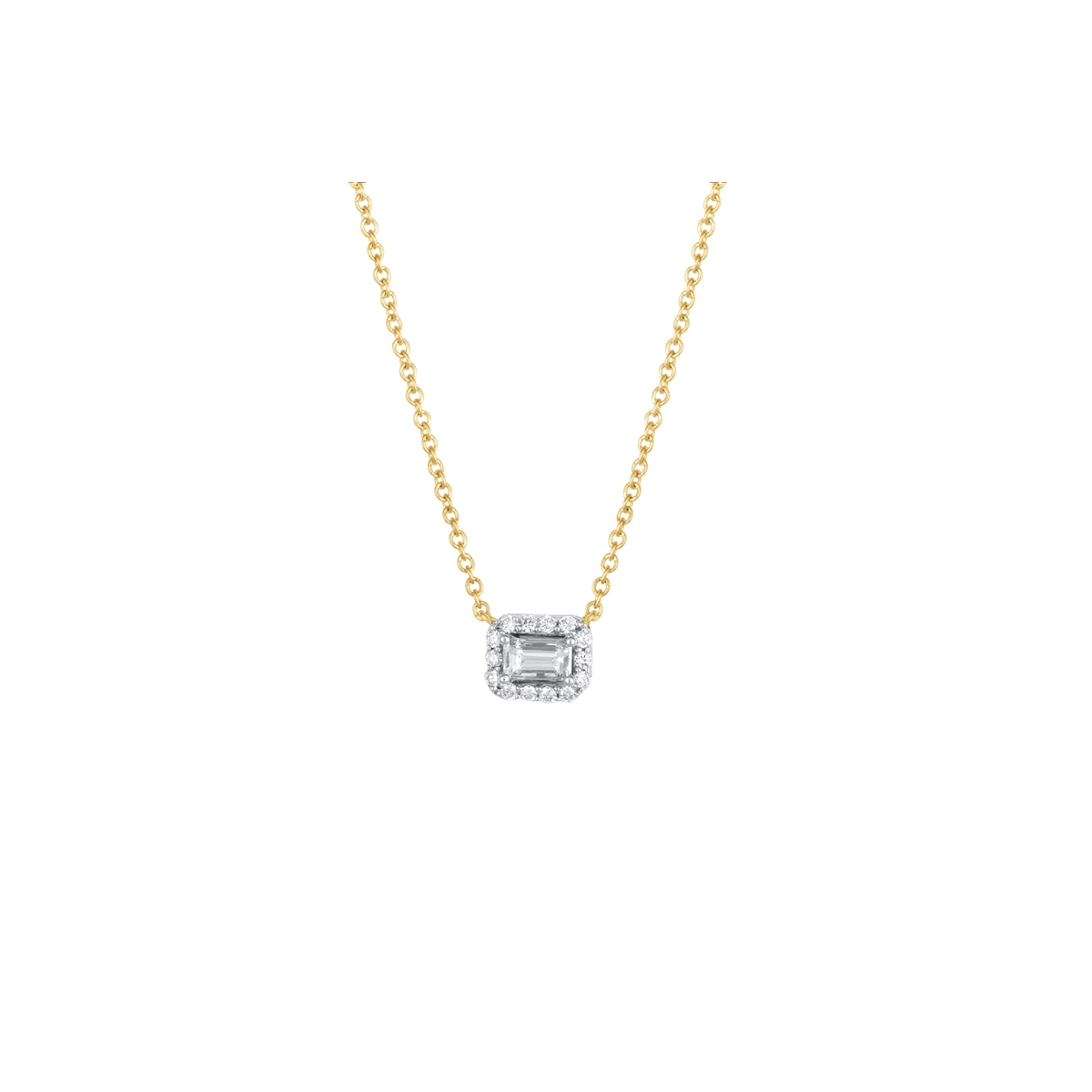 Pendants Necklaces in Yellow Gold containing Diamond 450732