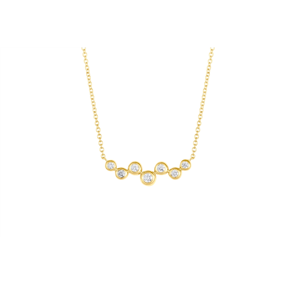 Necklaces Necklaces in Yellow Gold containing Diamond 450733