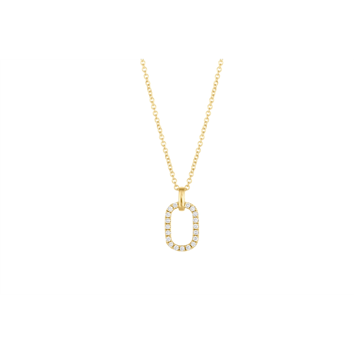 Necklaces Necklaces in Yellow Gold containing Diamond 450734