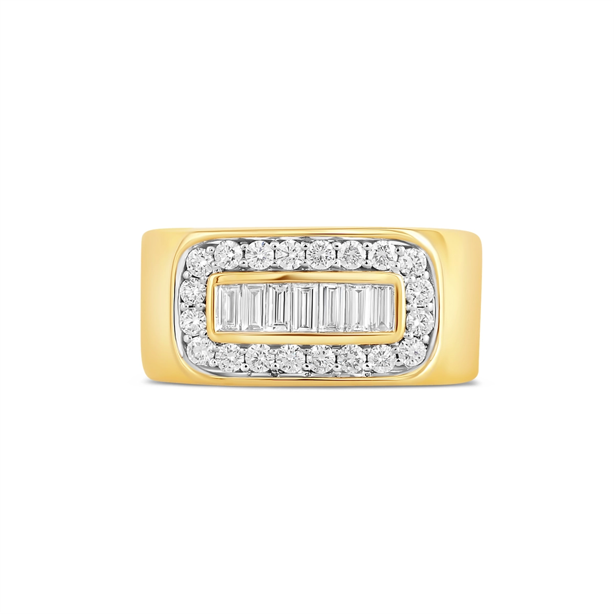 Mens Bands Rings in Platinum/Palladium containing Diamond 450749