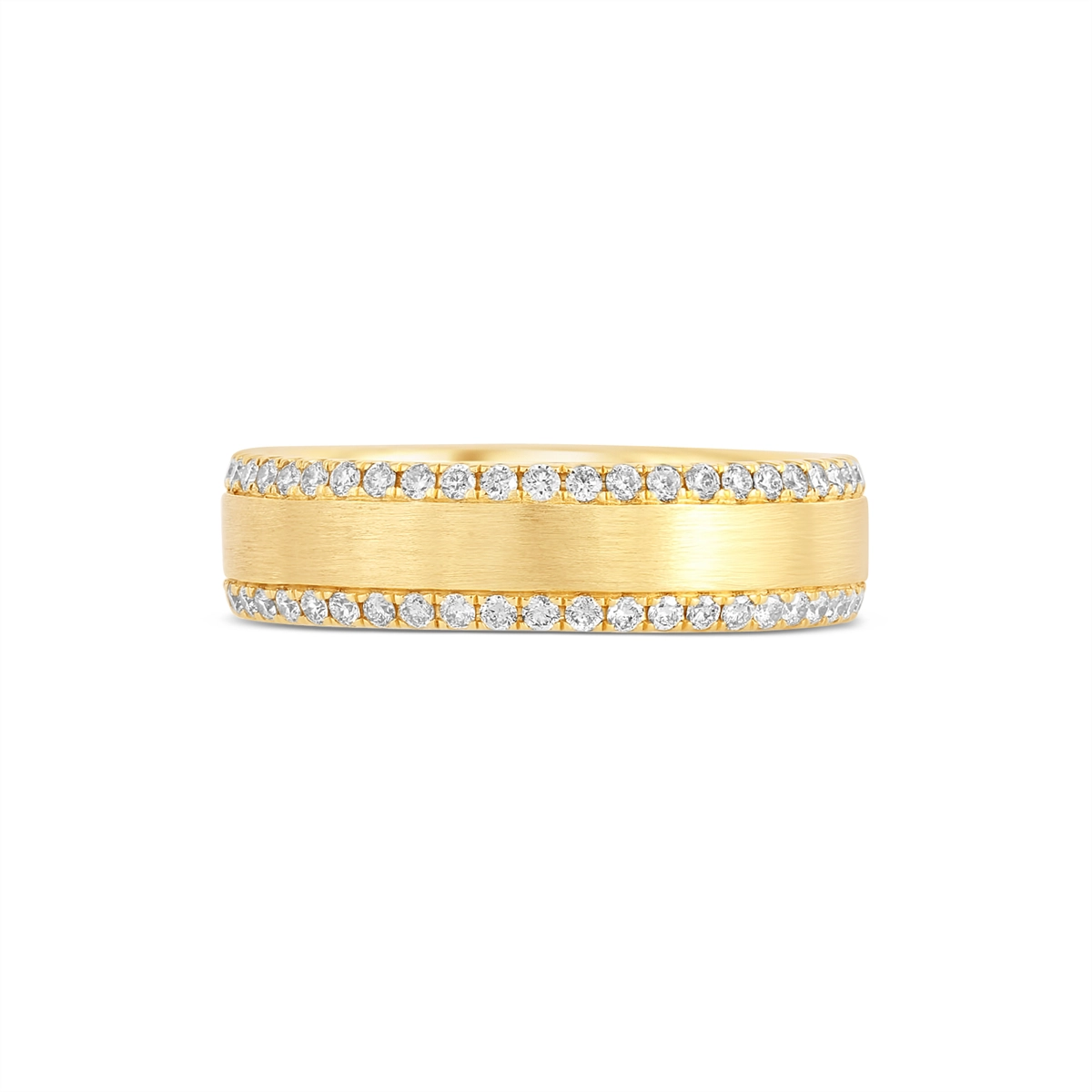 Mens Bands Wedding Rings in Yellow Gold containing Diamond 450760
