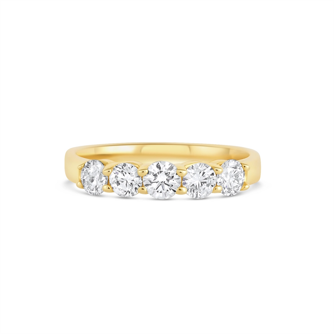 Wedding Bands Wedding Rings in Yellow Gold containing Diamond 450803