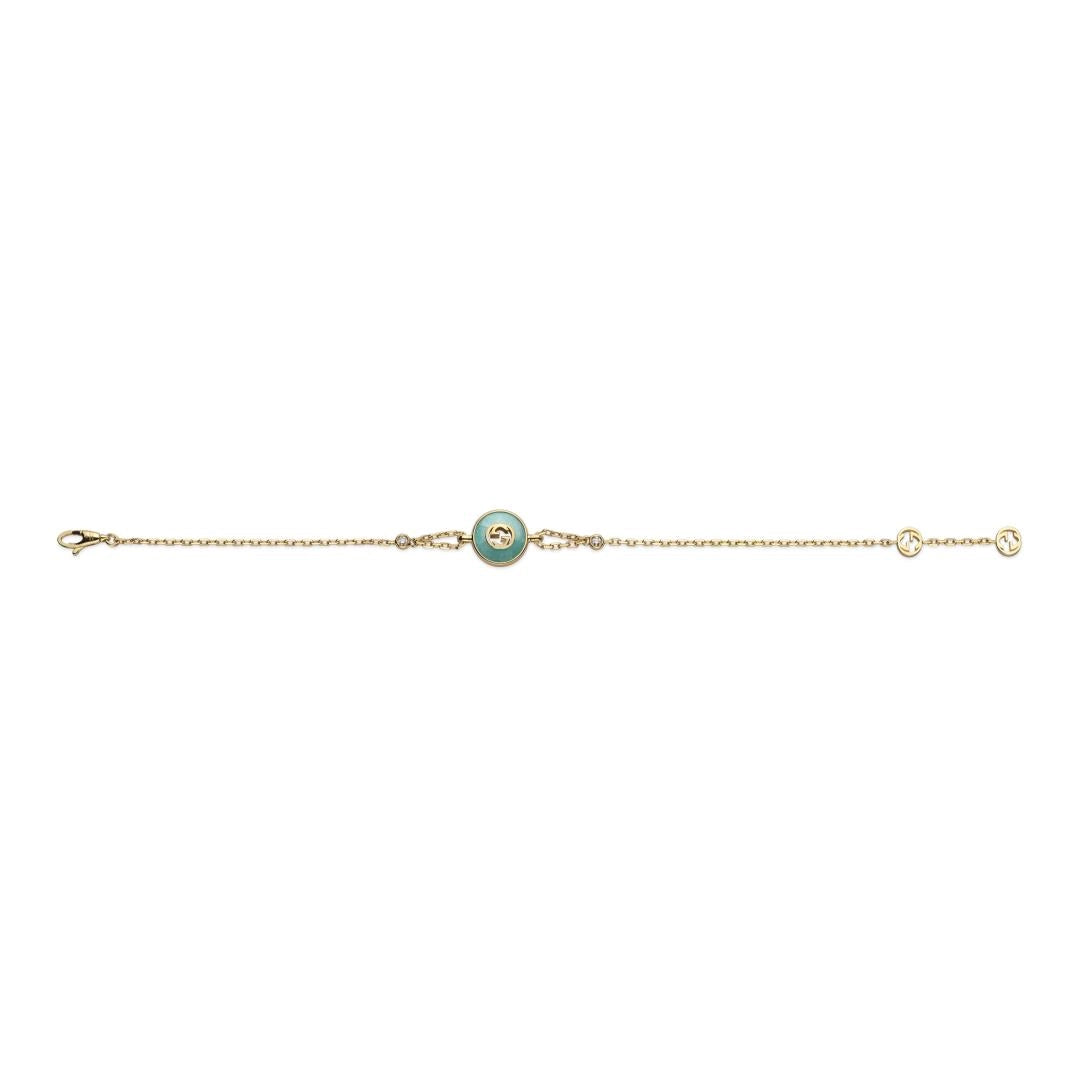 Gucci Bracelets in Yellow Gold containing Other, Multi-gemstone, Diamond YBA831910001017