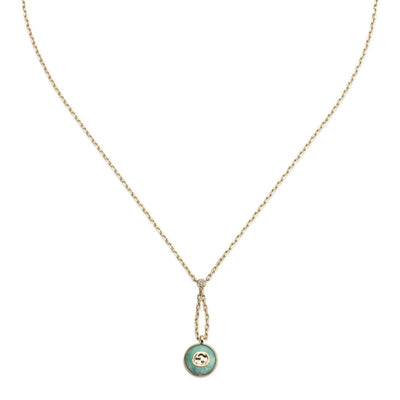 Gucci Necklaces in Yellow Gold containing Other, Multi-gemstone, Diamond YBB83200900100U