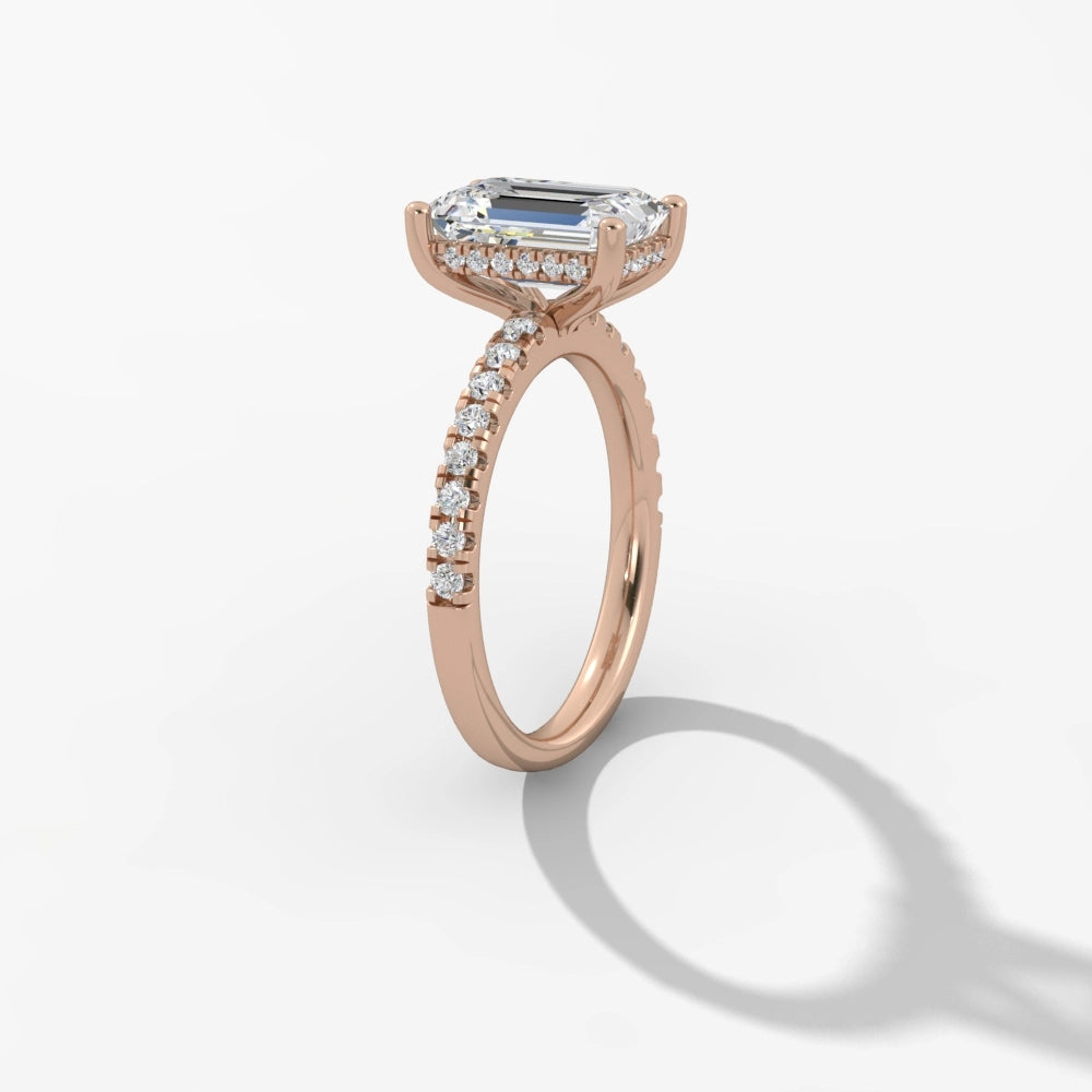 Engagement Collections Engagement Rings in Rose Gold containing Diamond 451005