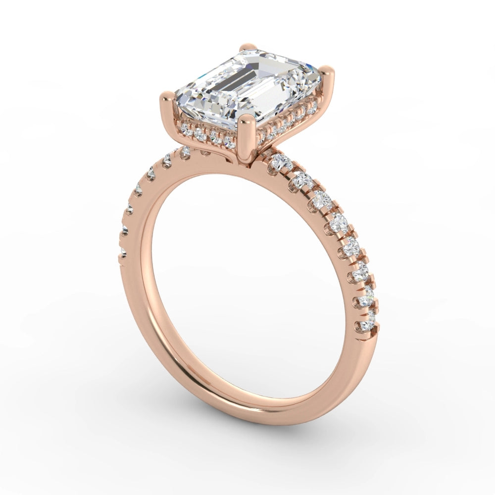 Engagement Collections Engagement Rings in Rose Gold containing Diamond 451005