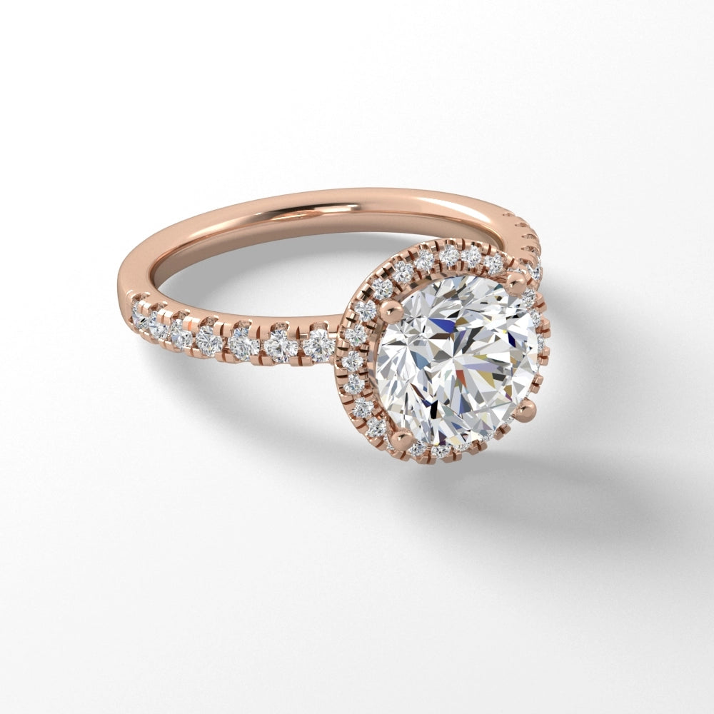 Engagement Collections Engagement Rings in Rose Gold containing Diamond 451008