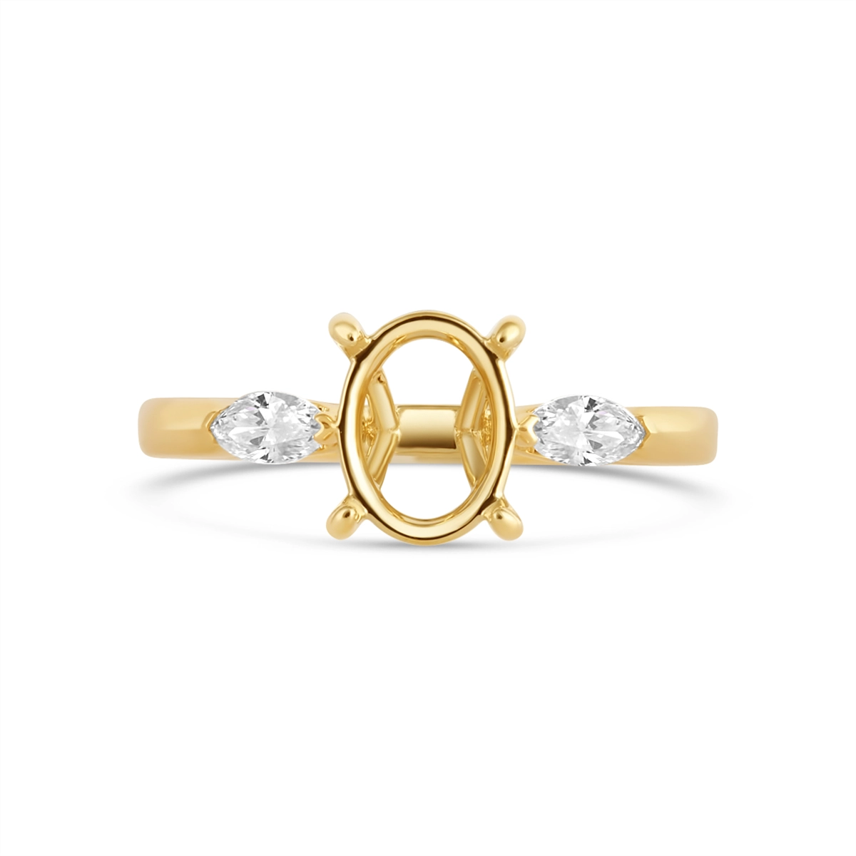 Engagement Collections Engagement Rings in Yellow Gold containing Diamond 451199