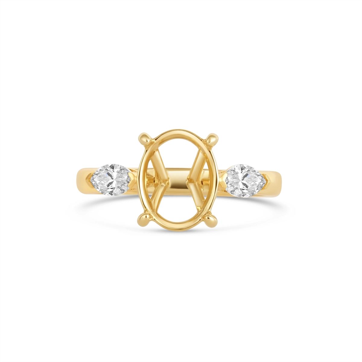 Engagement Collections Engagement Rings in Yellow Gold containing Diamond 451205