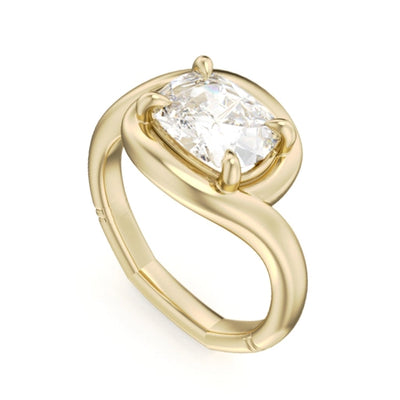 Noam Carver  Engagement Rings in Yellow Gold A144-01YM-FCYA