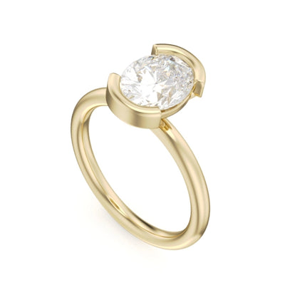Noam Carver  Engagement Rings in Yellow Gold B487-02YM-FCYA