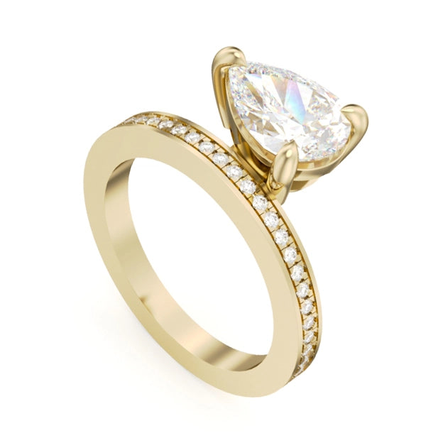 Noam Carver  Engagement Rings in Yellow Gold containing Diamond B488-03YM-FCYA