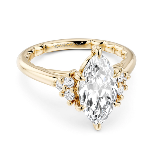 Noam Carver  Engagement Rings in Yellow Gold containing Diamond LU010-02YM18-A