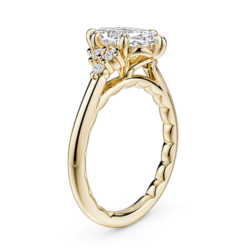 Noam Carver  Engagement Rings in Yellow Gold containing Diamond LU010-02YM18-A