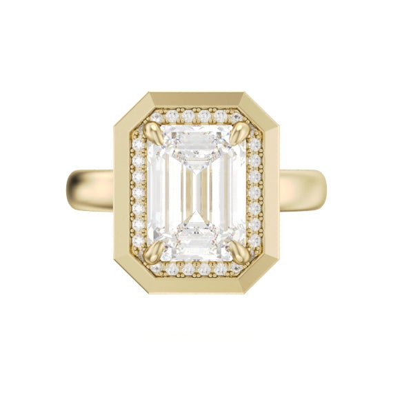 Noam Carver  Engagement Rings in Yellow Gold containing Diamond LU042-03YM3-A