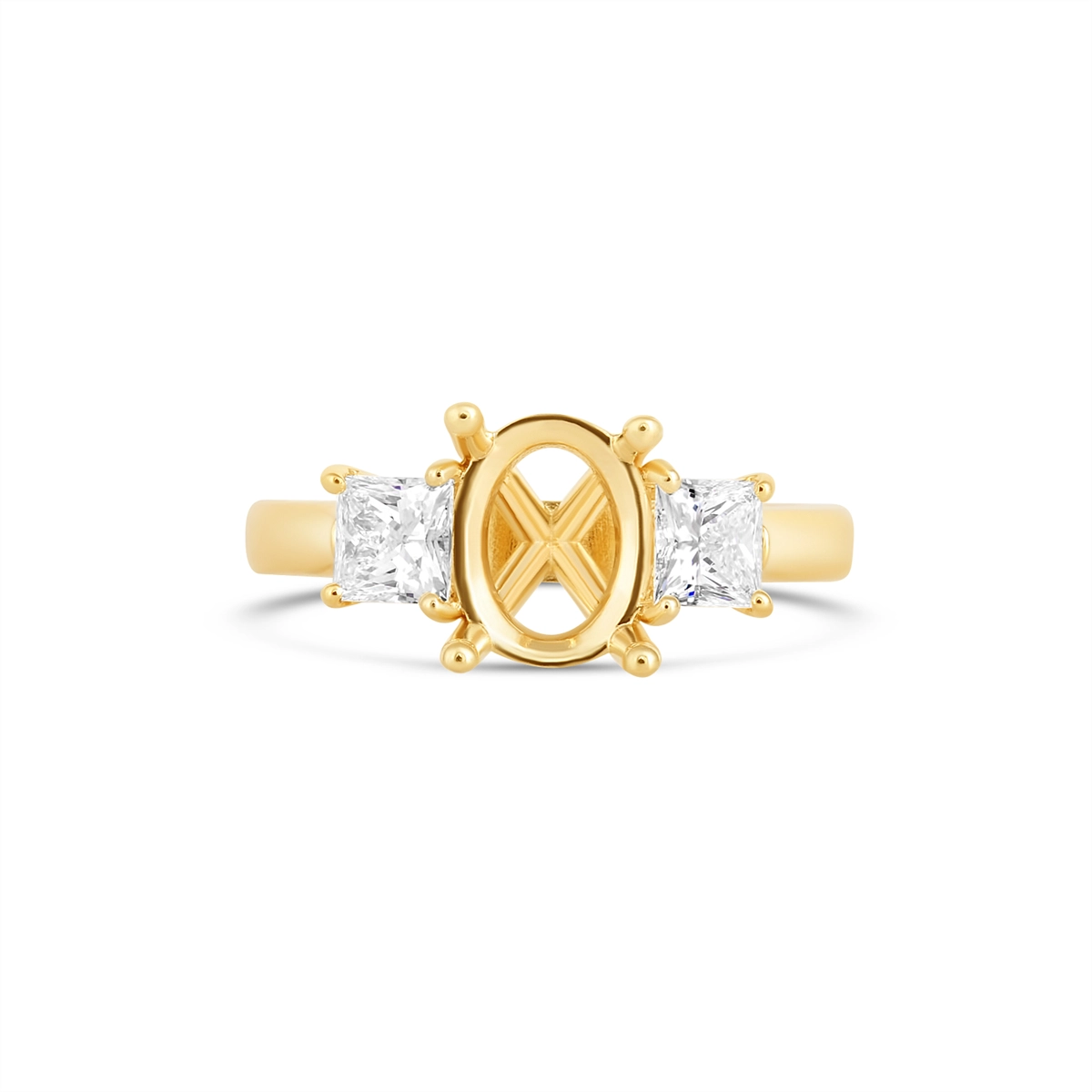 Engagement Collections Engagement Rings in Yellow Gold containing Diamond RT3214OV-2CT-Y