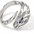 John Hardy Rings in Silver containing Sapphire RBS603551BSPX7