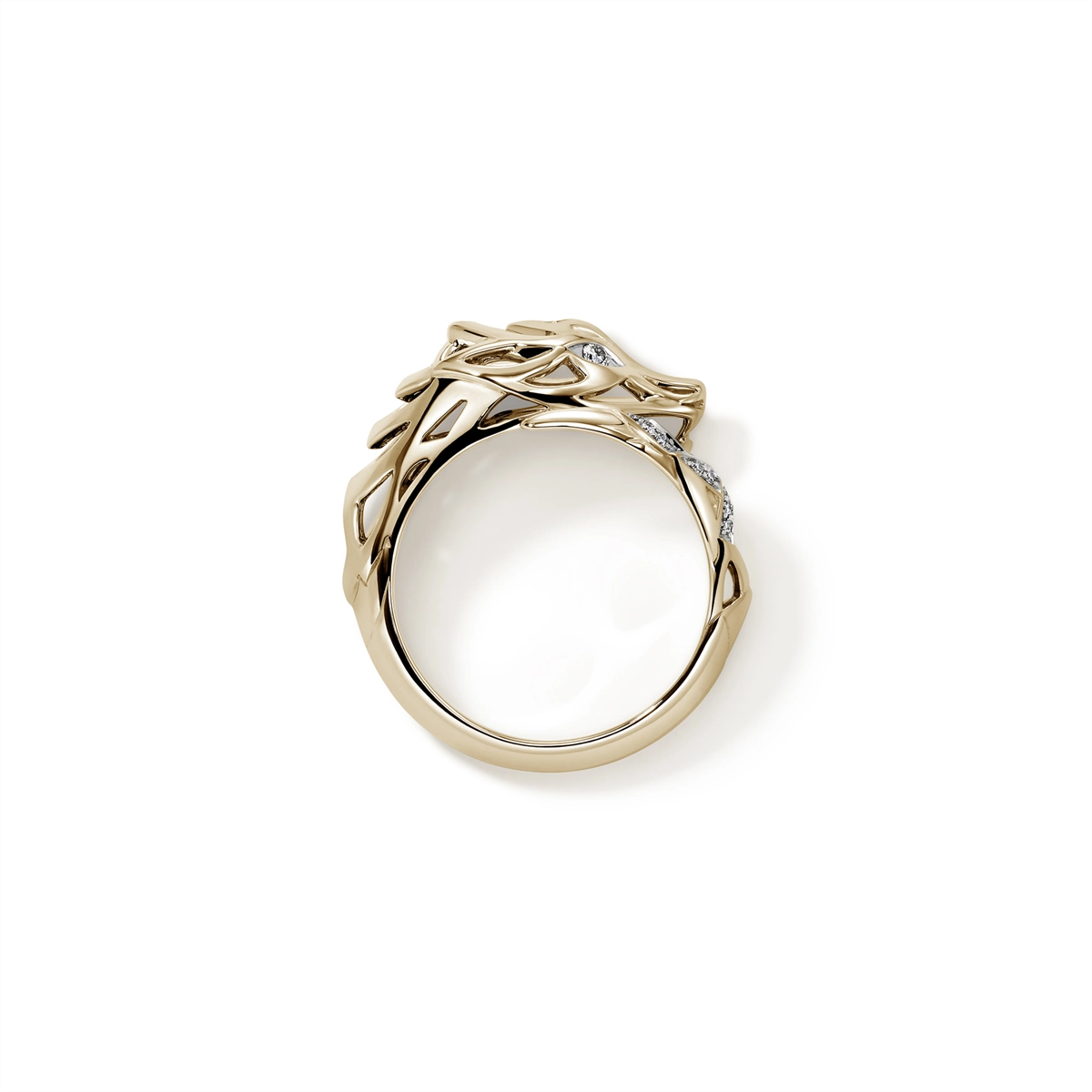 John Hardy Rings in Yellow Gold containing Diamond RGGX603552DIX7