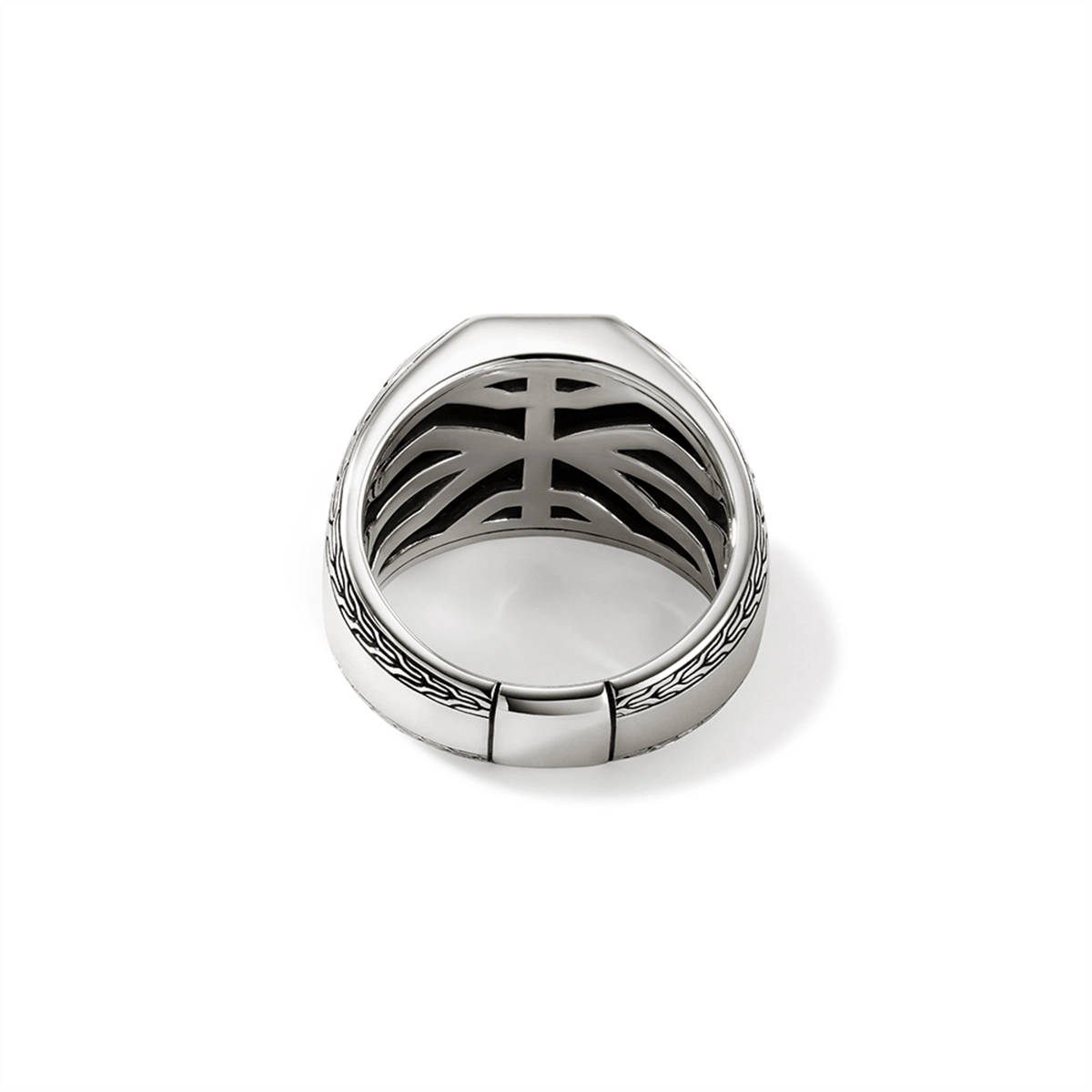 John Hardy Rings in Silver containing Black onyx RMS9011531BONX10
