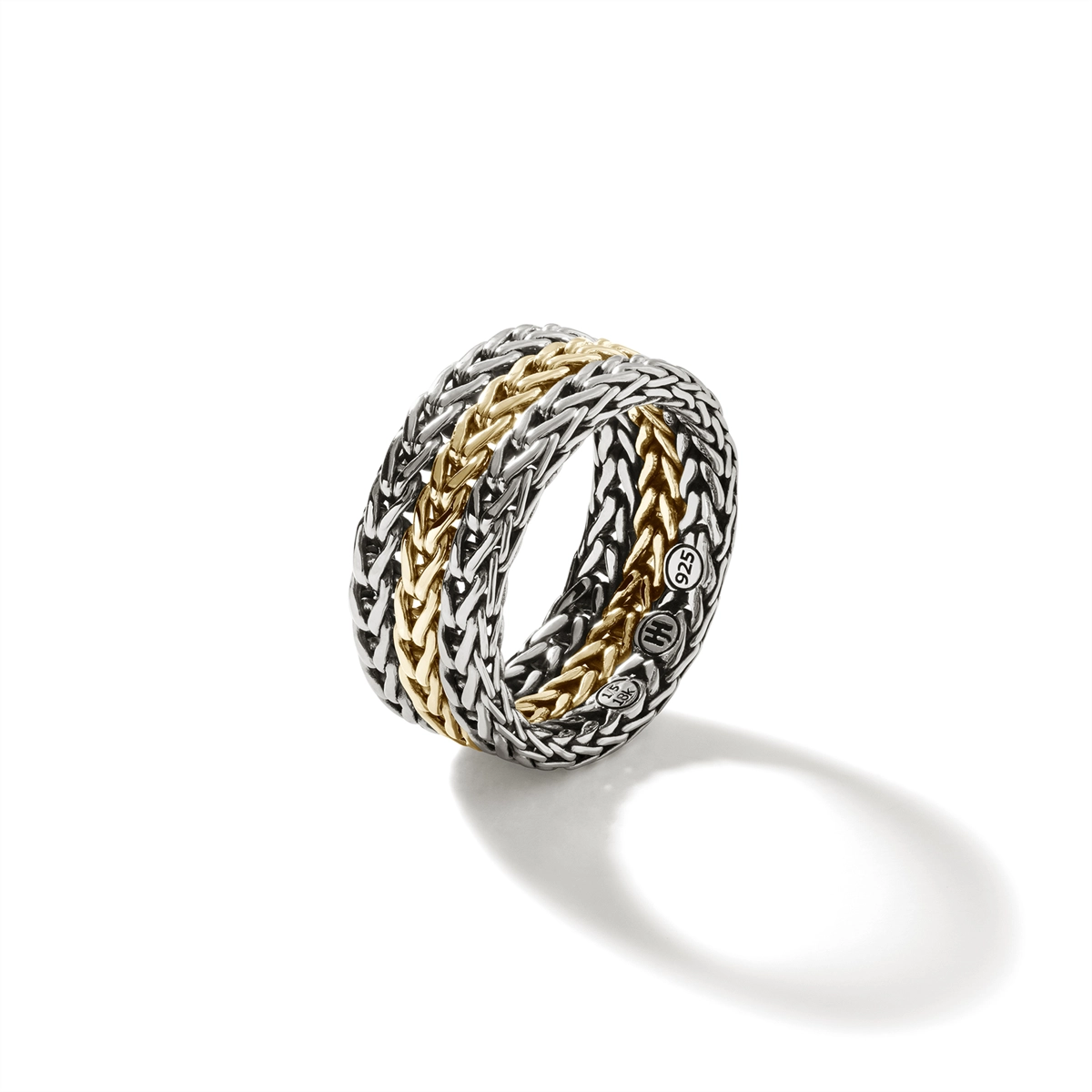 John Hardy Rings in Mixed Metals RZ900949X10