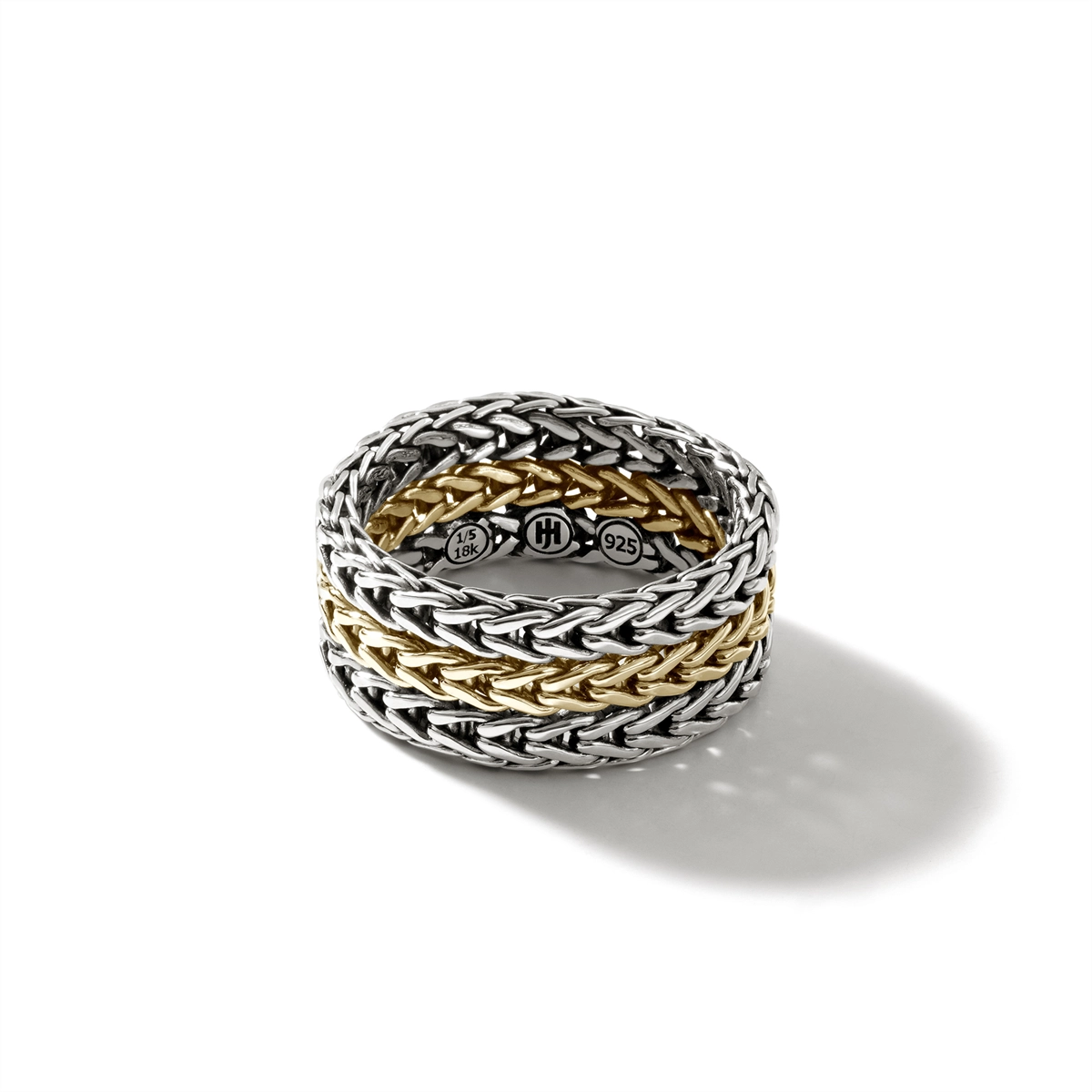 John Hardy Rings in Mixed Metals RZ900949X10