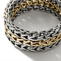 John Hardy Rings in Mixed Metals RZ900949X10