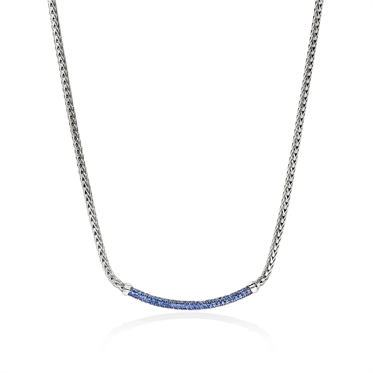 John Hardy Necklaces in Silver containing Sapphire NBS986984BSPX16-18