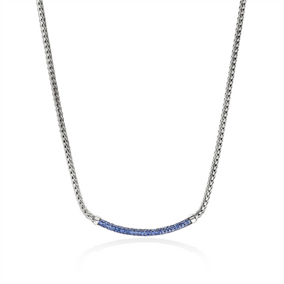 John Hardy Necklaces in Silver containing Sapphire NBS986984BSPX16-18