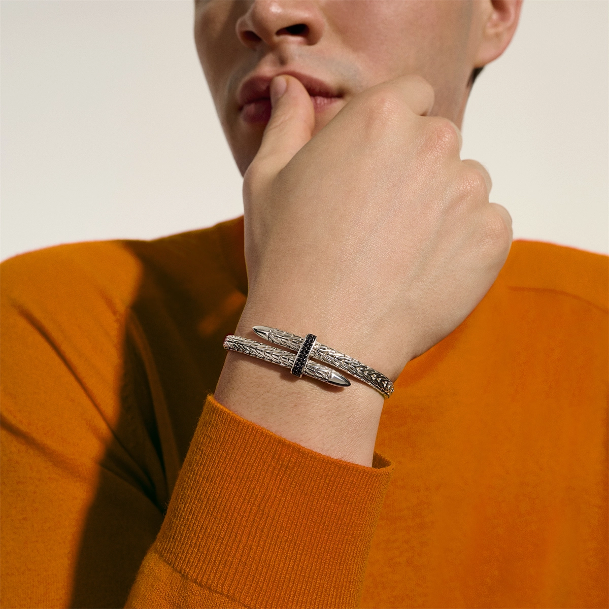 John Hardy Bracelets in Silver containing Other CBS9011074BLSXM