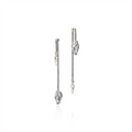 John Hardy Earrings in Silver containing Sapphire EBS603361BSP