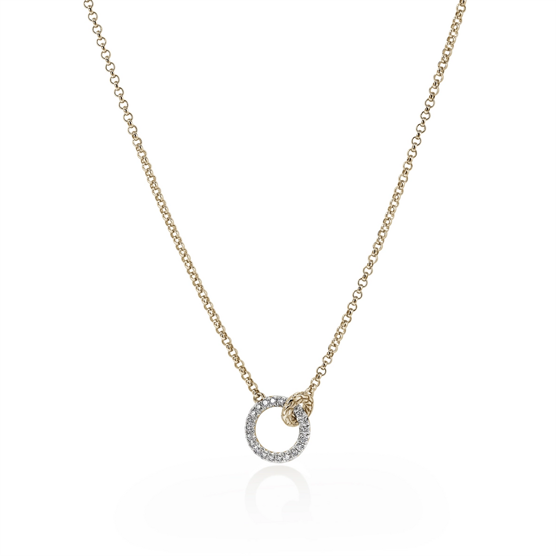 John Hardy Necklaces in Yellow Gold containing Diamond NGGX987802DIX16-18
