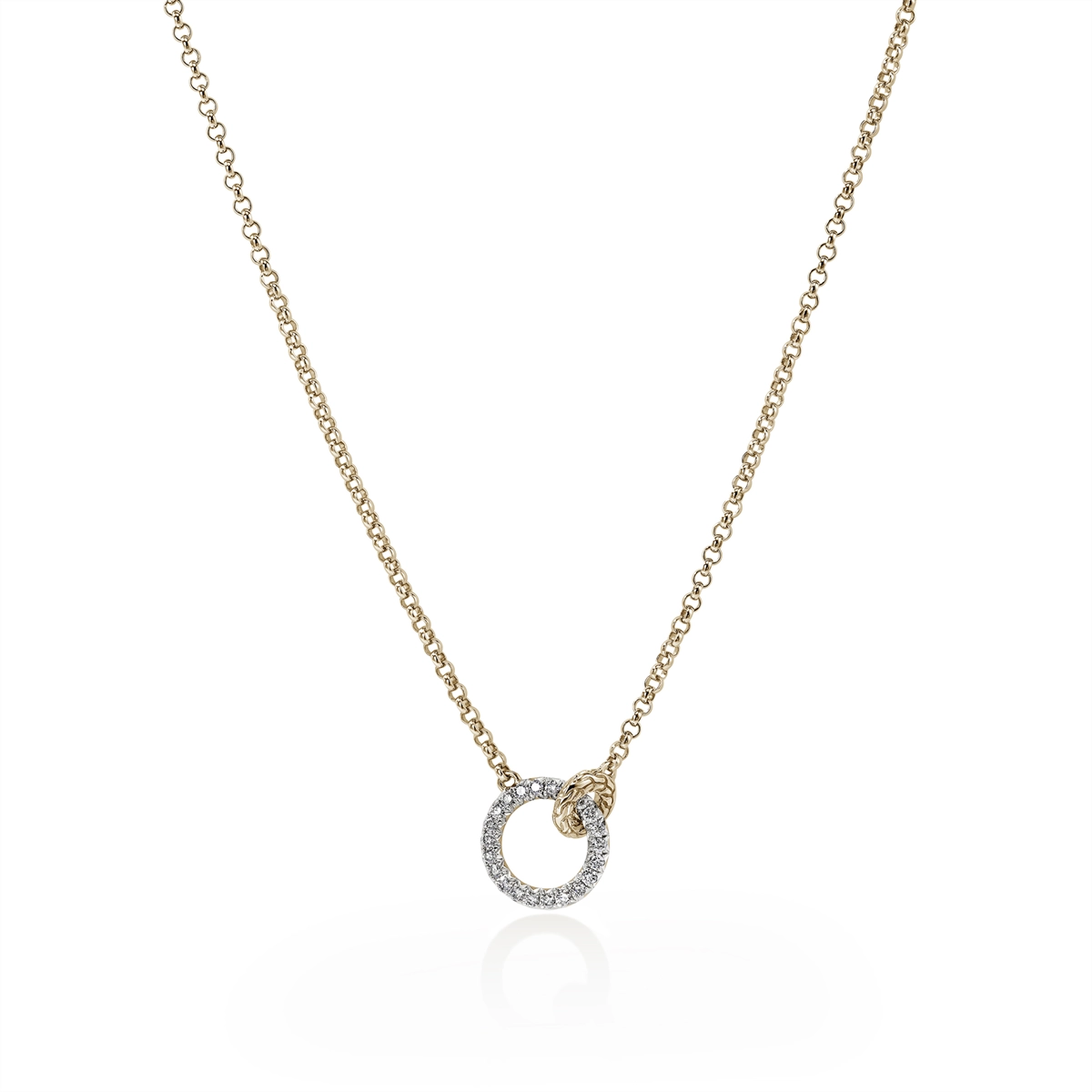 John Hardy Necklaces in Yellow Gold containing Diamond NGGX987802DIX16-18