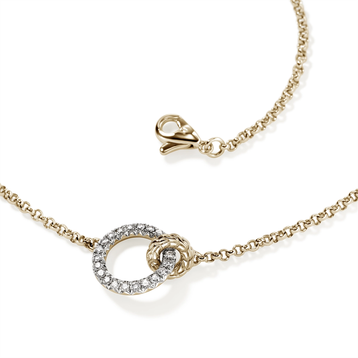 John Hardy Necklaces in Yellow Gold containing Diamond NGGX987802DIX16-18