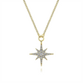 Gabriel & Co Necklaces in Yellow Gold containing Diamond NK4847Y45JJ