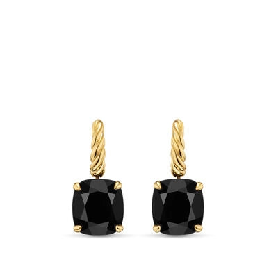 David Yurman Earrings in Yellow Gold containing Black onyx E1799488ABO
